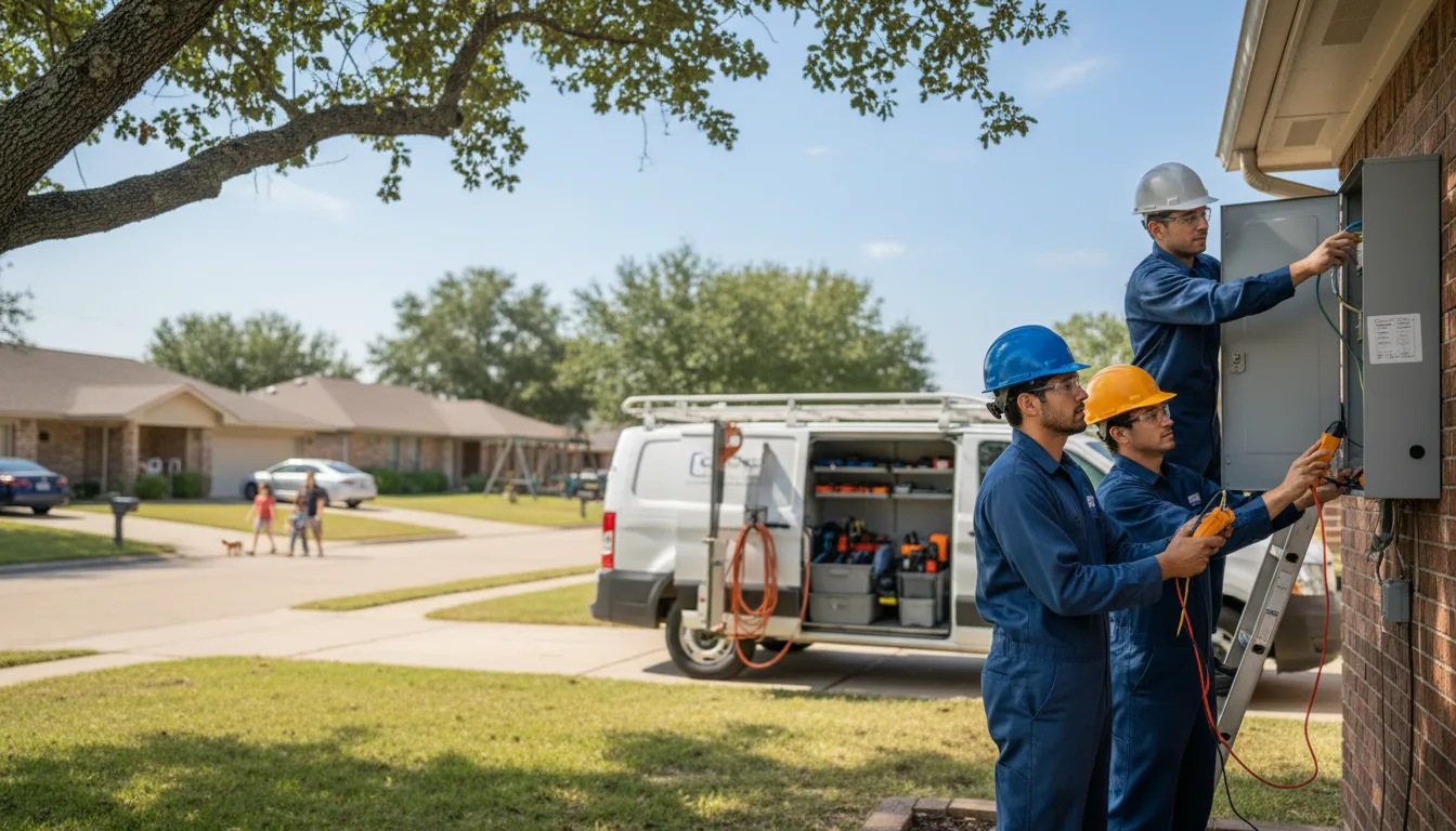Certified electrician providing emergency electrical services in Culbertson, NE